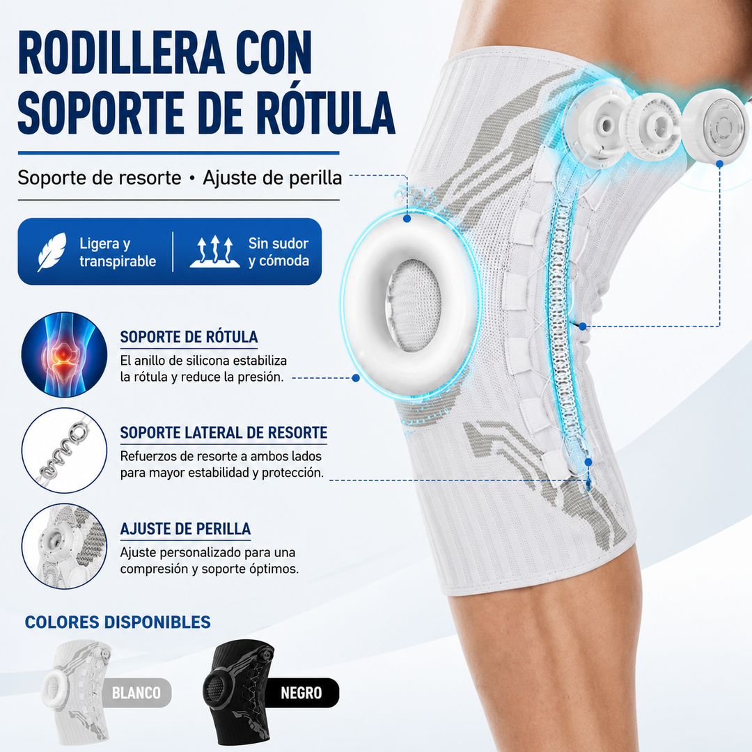 Rodillera De Soporte Ajustable